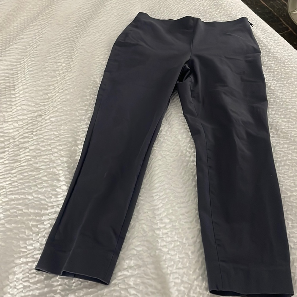 EVERLANE Bi-Stretch Work Pant in Grey, size 10